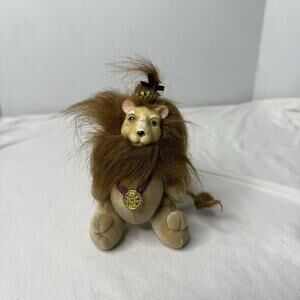 Vtg Wizard of Oz Cowardly Lion Christmas Ornament Smithsonian Rare Holiday